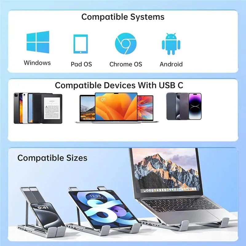 VersaTech Portable Laptop Dock & Stand
