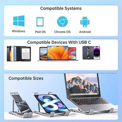 VersaTech Portable Laptop Dock & Stand