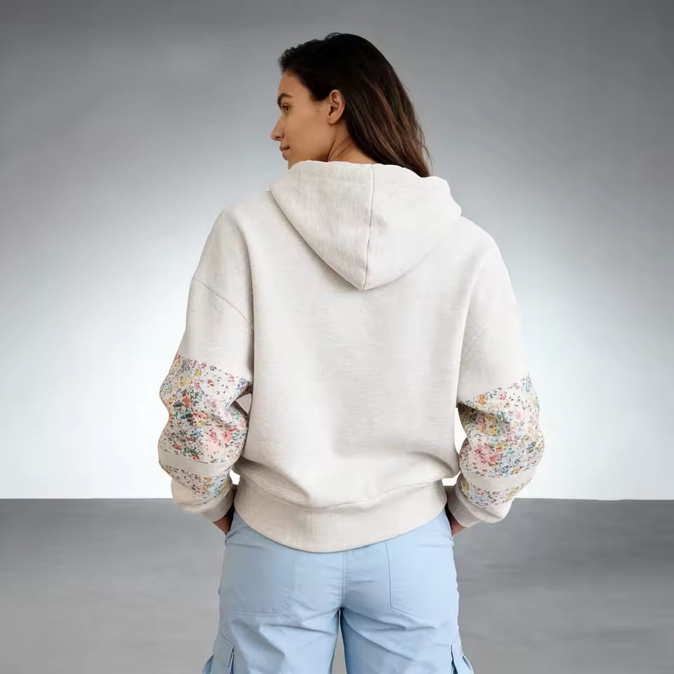 Cozy Floral Hoodie