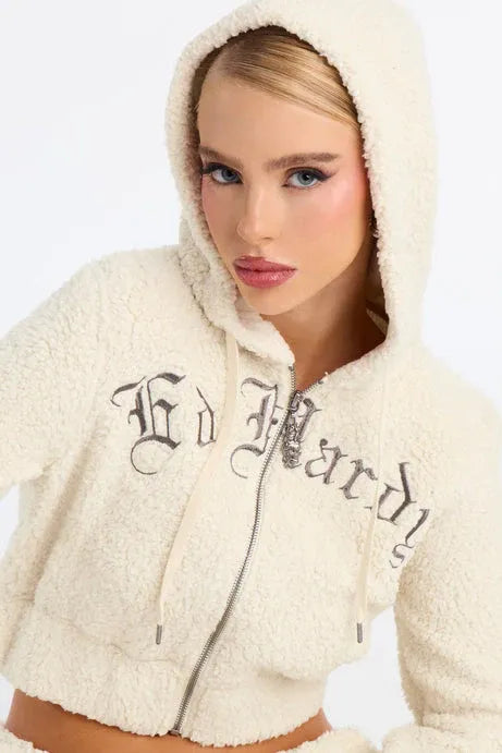 Premium Sherpa Fleece Lounge Set – Ultra-Warm Hoodie